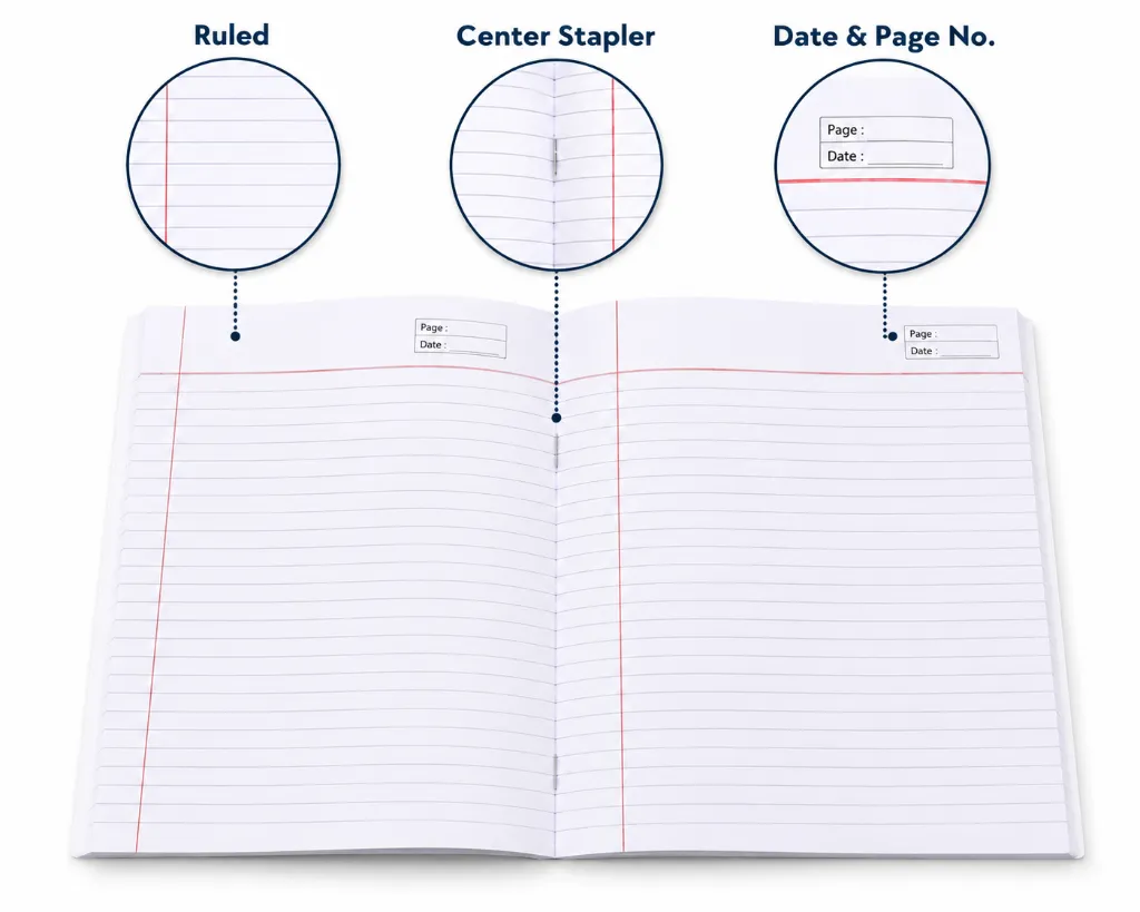Champ A4 Notebook – Pack of 10 – 184 Ruled Pages-2.webp