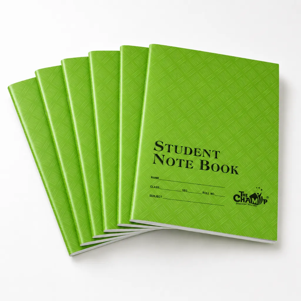 The Champ A5 Notebook – Pack of 6 – 120 Pages-1.webp