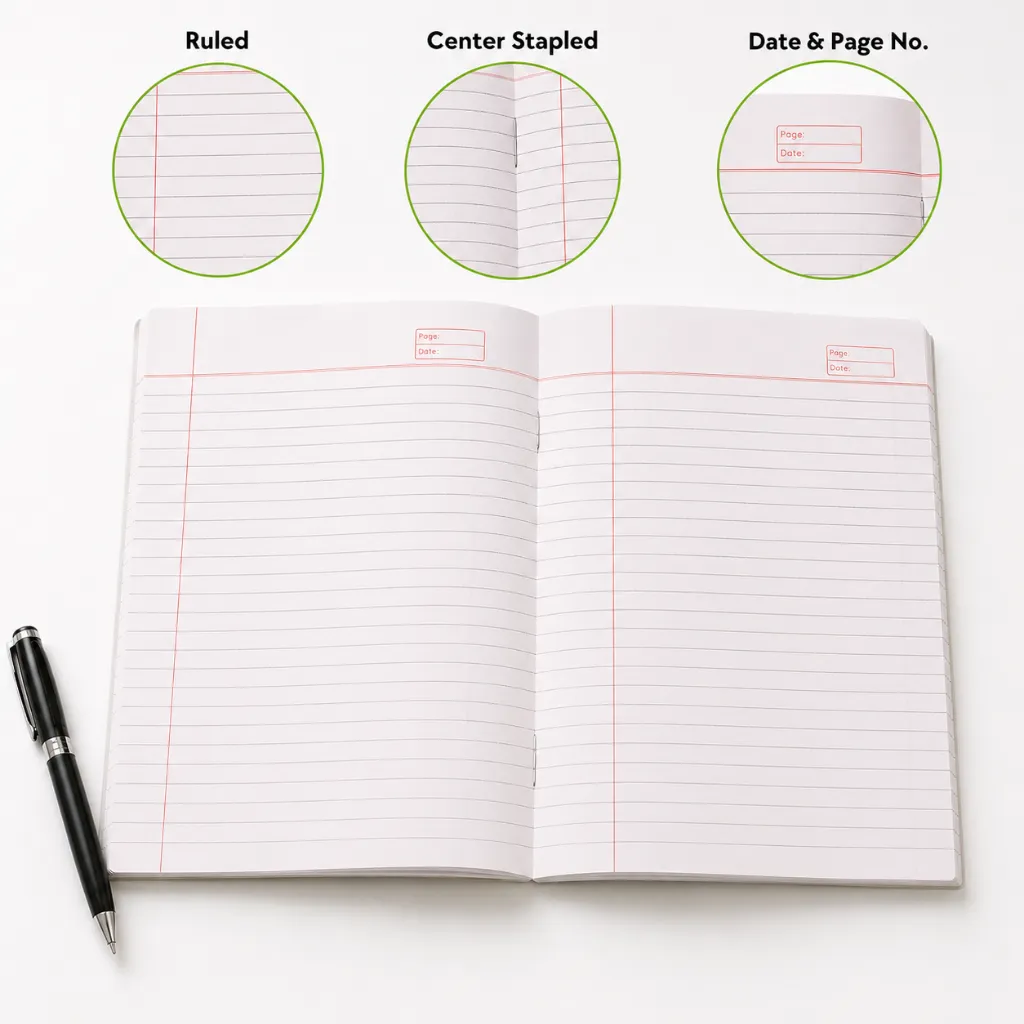 The Champ A5 Notebook Pack of 10 – 120 Ruled Pages-2.webp