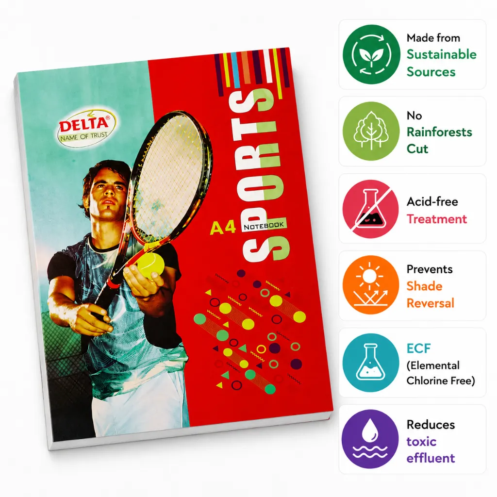 Delta A4 Notebook Pack of 10 – 160 Ruled Pages-4.webp