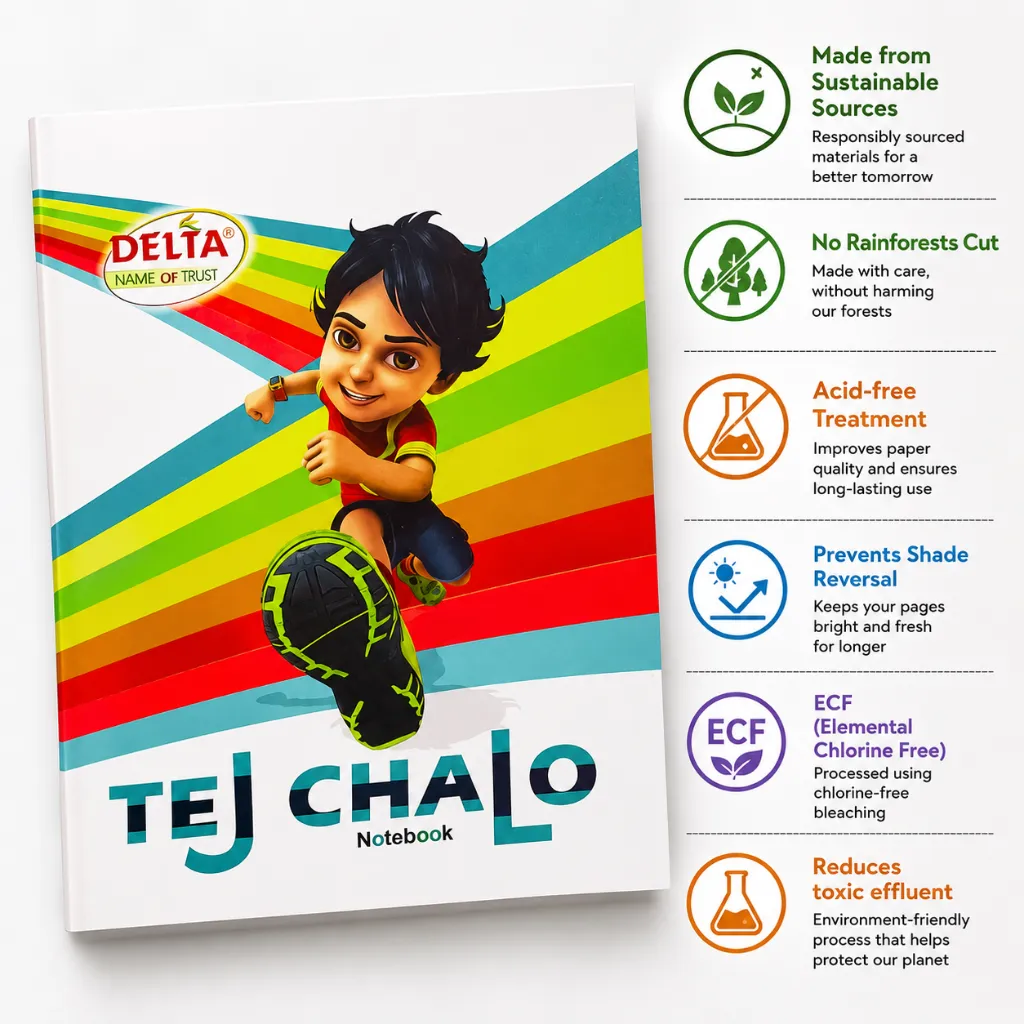 Delta A5 Notebook Pack of 10 – 144 Ruled Pages-4.webp