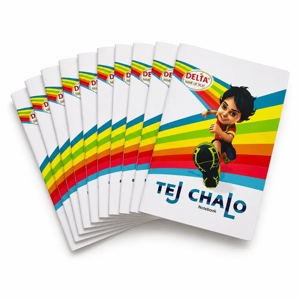 Delta A5 Notebook Pack of 10 – 144 Ruled Pages-1.webp