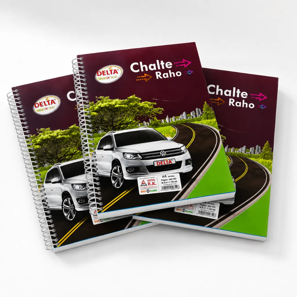 Delta A4 Spiral Notebook Pack of 3 – 400 Unruled Pages-5.webp