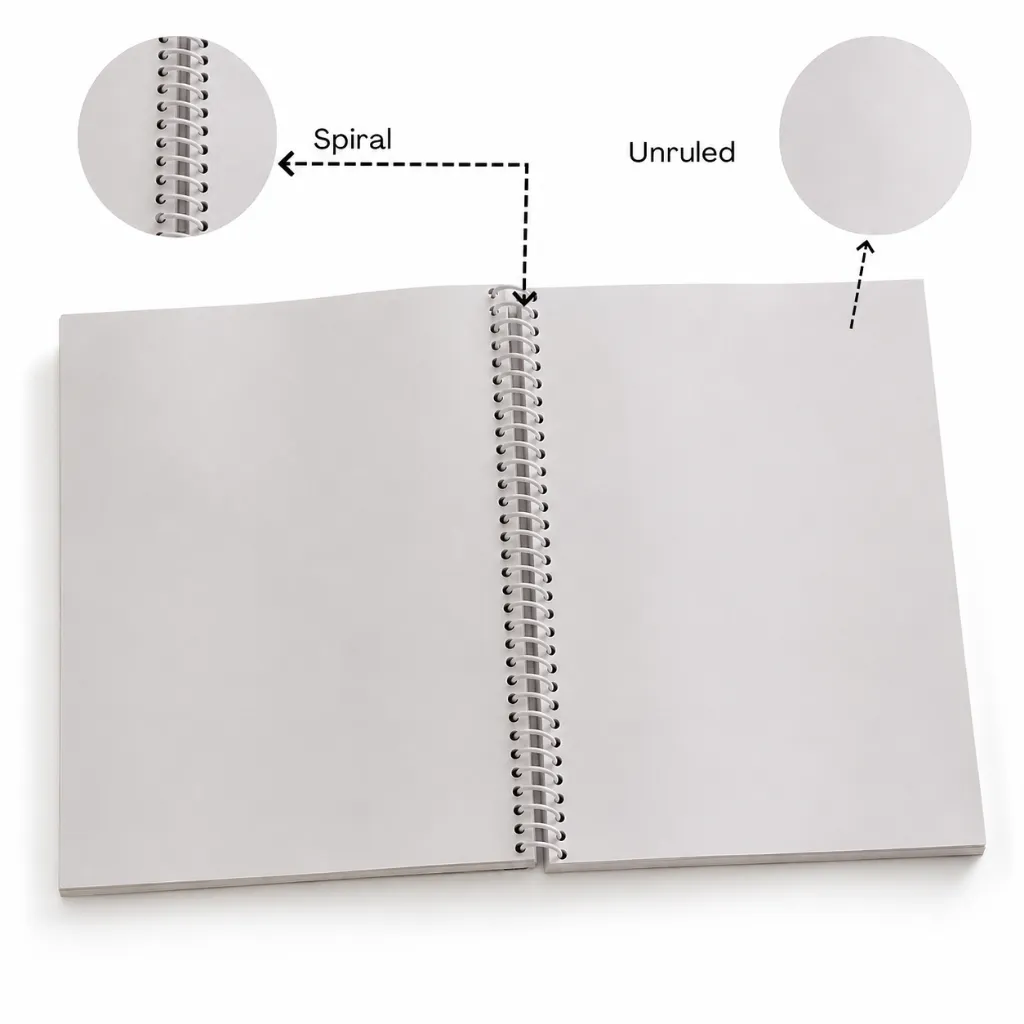 Delta A4 Unruled Spiral Notebook  (5).webp