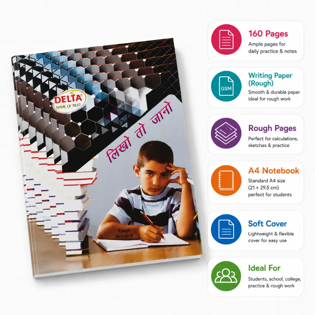 Delta A4 Rough Notebook Pack of 6  (4).webp