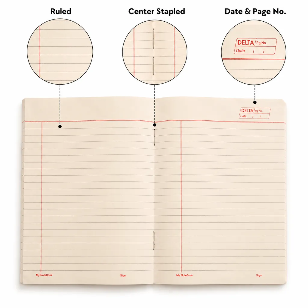 Delta A4 Rough Notebook Pack of 6  (5).webp