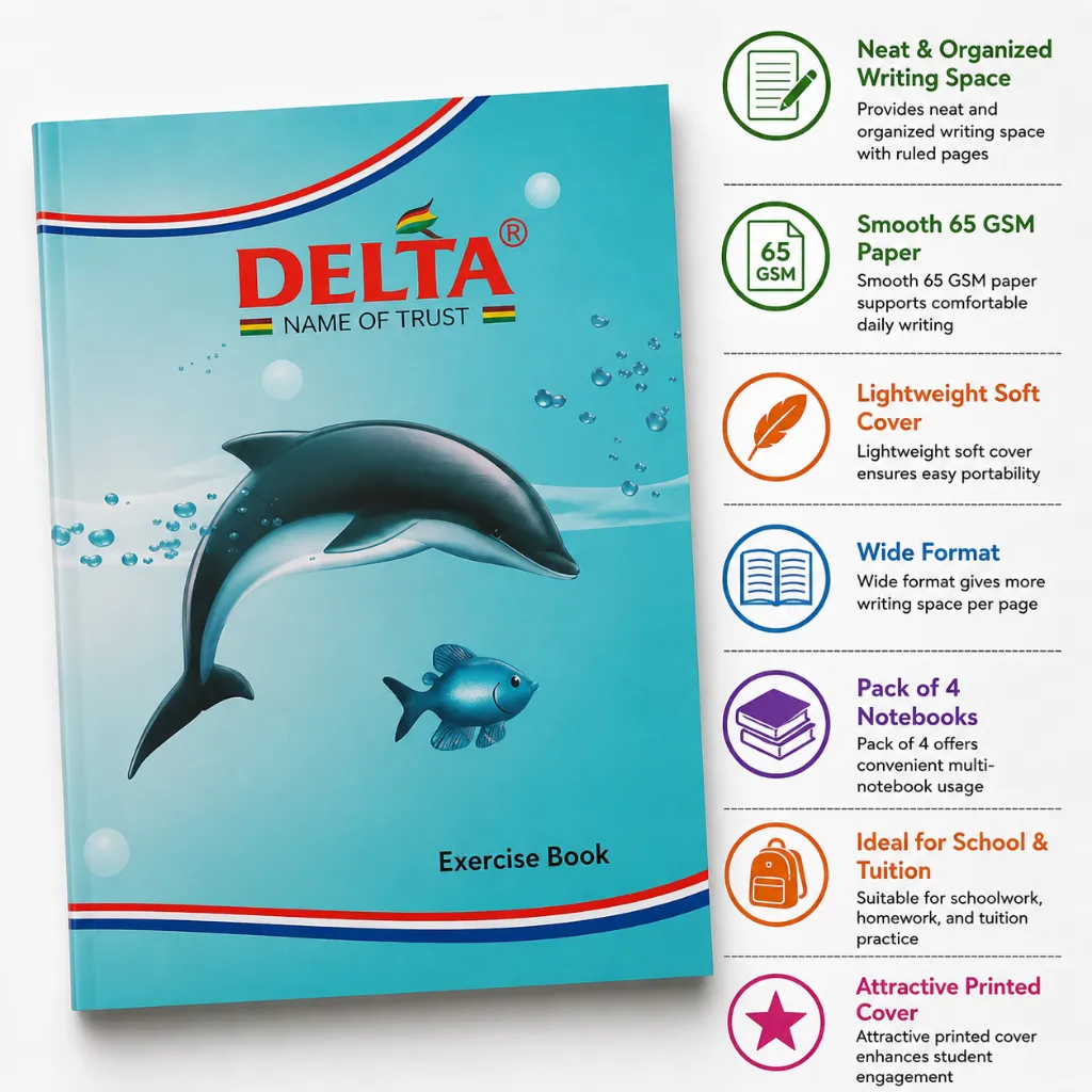 Delta Fish School Notebook  Pack of 4  (1).webp