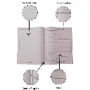 practical notebook pack of 2 lined and plain pages