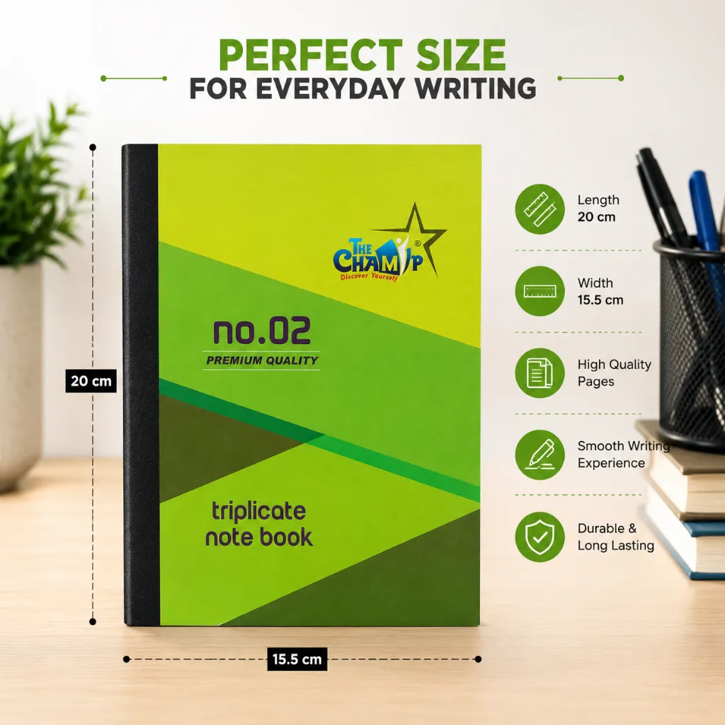 the champ Triplicate notebook pack of 3 (4).webp