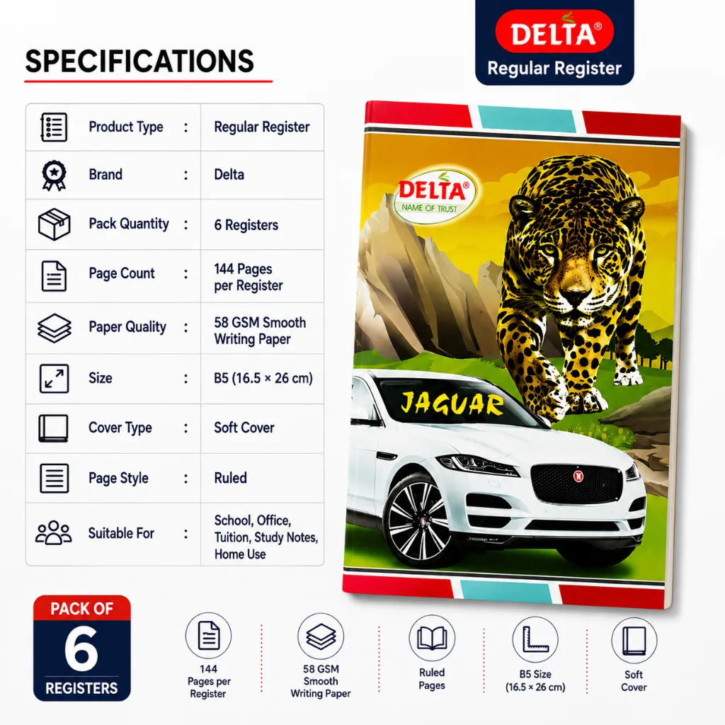 Delta Regular Register – Pack of 6 – 144 (4).webp