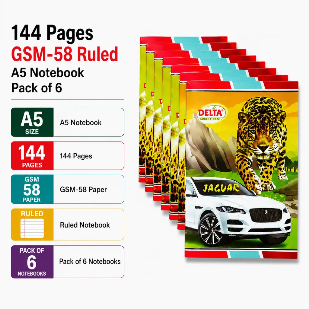 Delta Regular Register – Pack of 6 – 144.webp