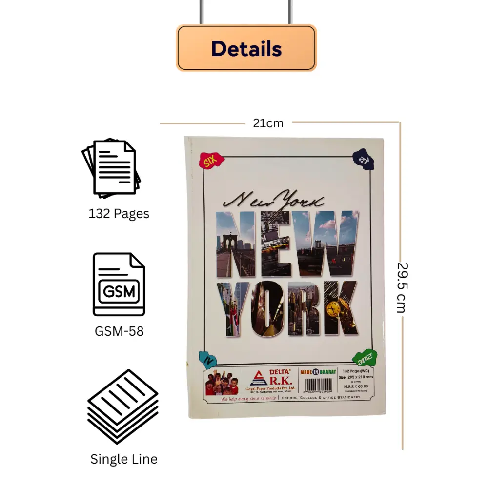 A4 Notebooks – Pack of 3 – 132 Ruled Pages – Soft Cover (2).webp