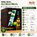 Delta A4 Notebook Pack of 10 – 132 Ruled Pages.webp