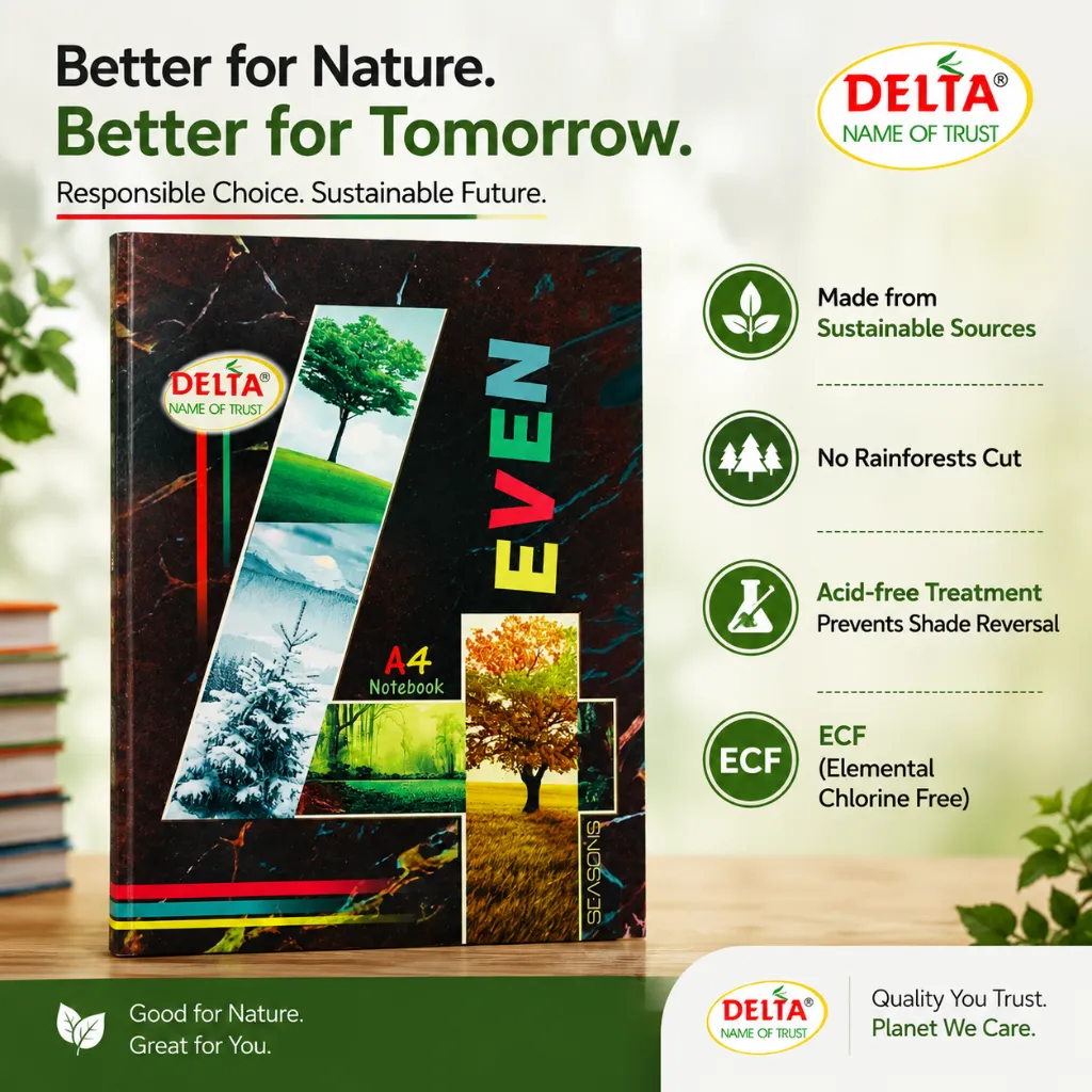 Delta A4 Notebook Pack of 10 – 132 Ruled Pages (2).webp