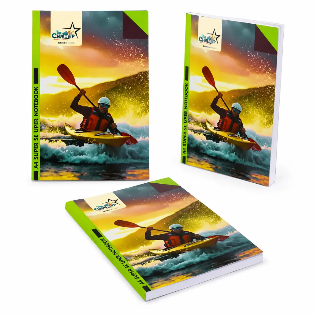 The Champ A4 Notebook Pack of 5.webp