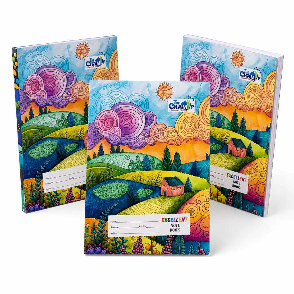 The Champ A5 Single Line Notebook Pack of 6.webp