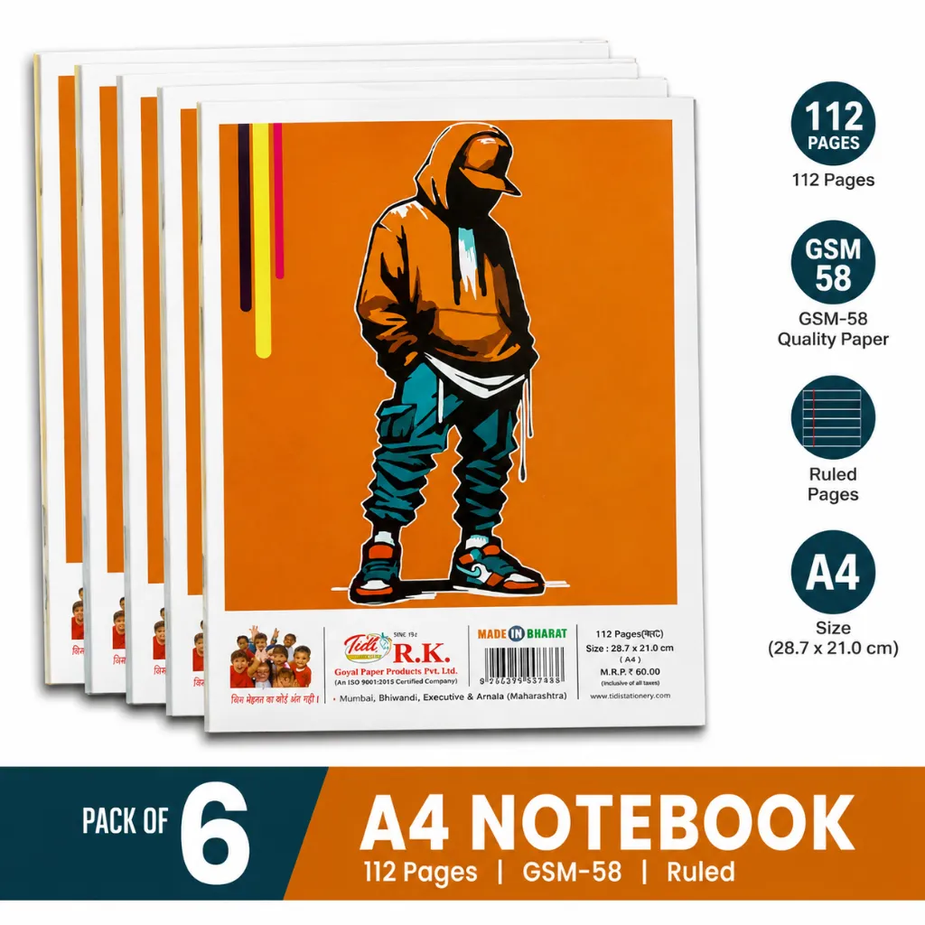Titli (Delta) A4 Notebook – Pack of 6 (2).webp