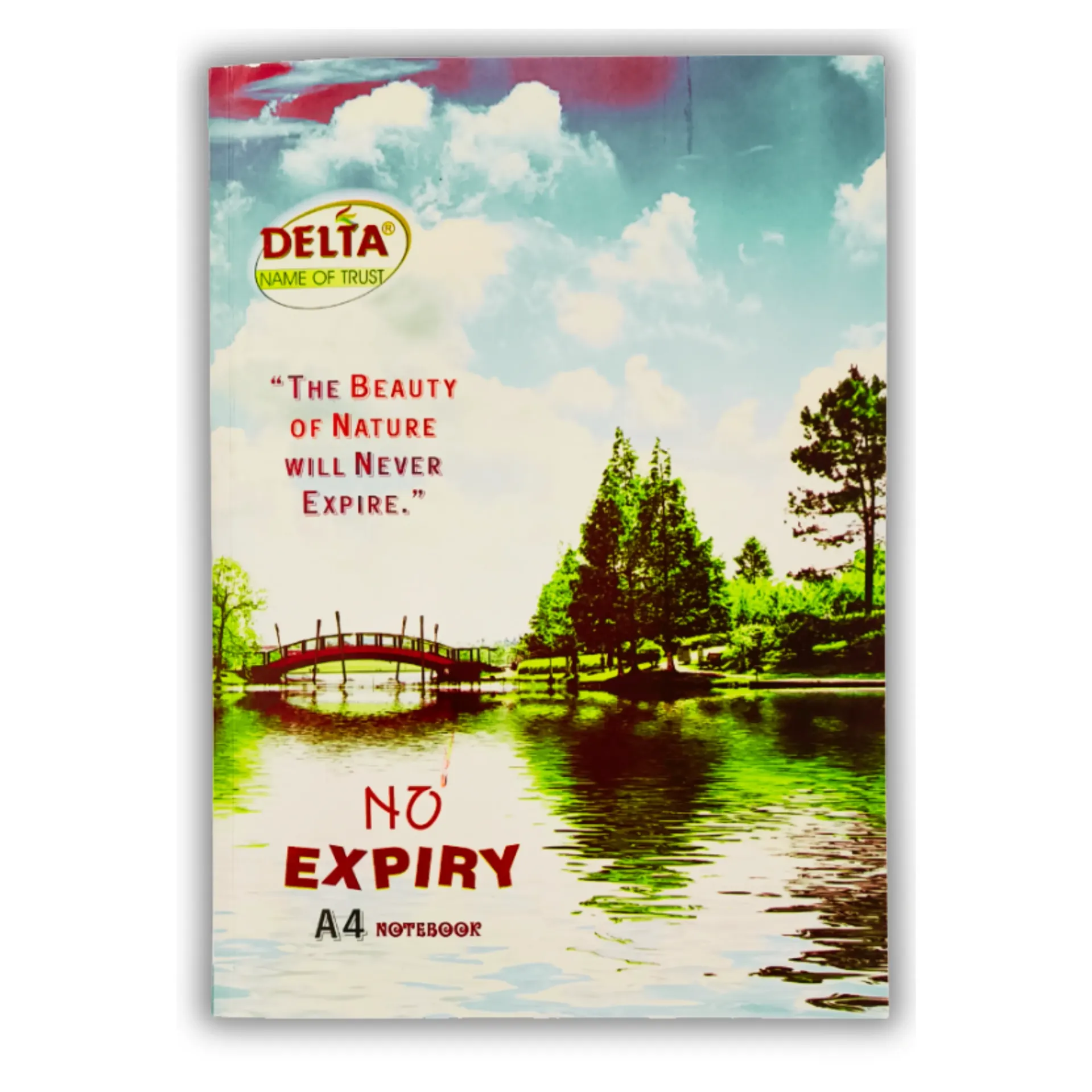 [GS827] Delta A4 Notebook – 392 Ruled Pages – Soft Cover – Perfect Binding