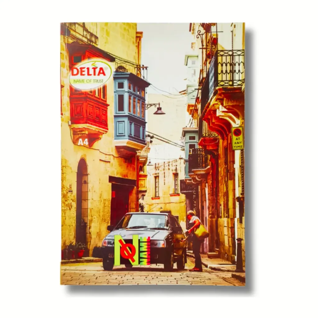[GS823] Delta A4 Notebook - 312 Ruled Pages - Soft Cover Perfect Binding 