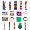 Holiday Homework Stationery Kit – 18 Items Set for Students Projects, Art & Craft Work