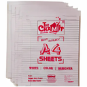 The Champ A4 Double Side Ruled Sheets – 210 GSM – 100 Sheets Pack for Writing & Office Use