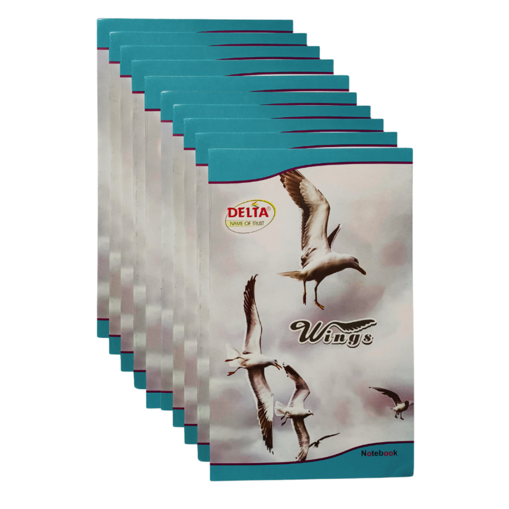 Delta Regular Register – Pack of 10 – 80 Ruled Pages Each - Soft Cover