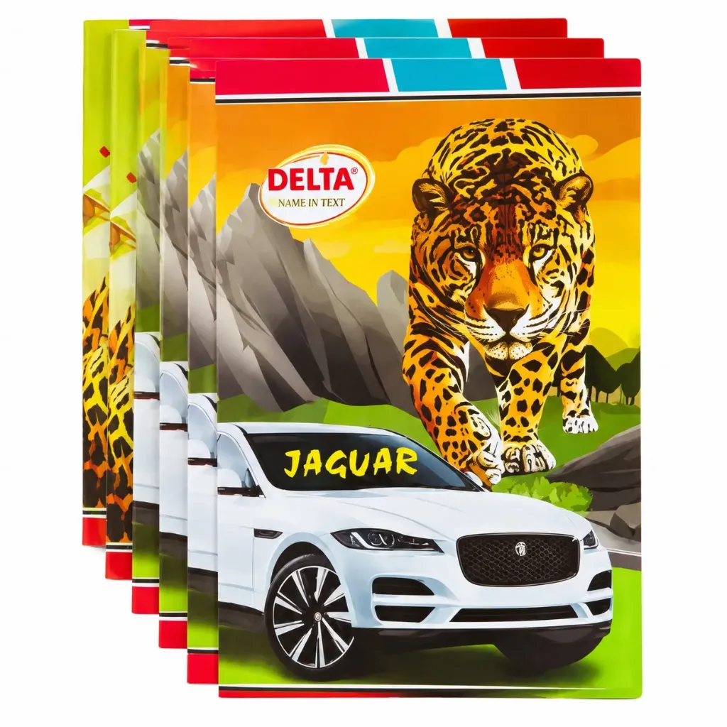 [GS818-1] Delta Regular Register Pack of 6 – 144 Ruled Pages Each – Soft Cover School & Office Register