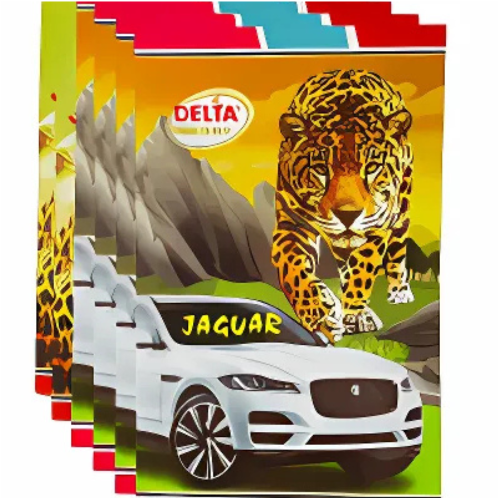 Delta Regular Register Pack of 6 – 144 Ruled Pages Each – Soft Cover School & Office Register