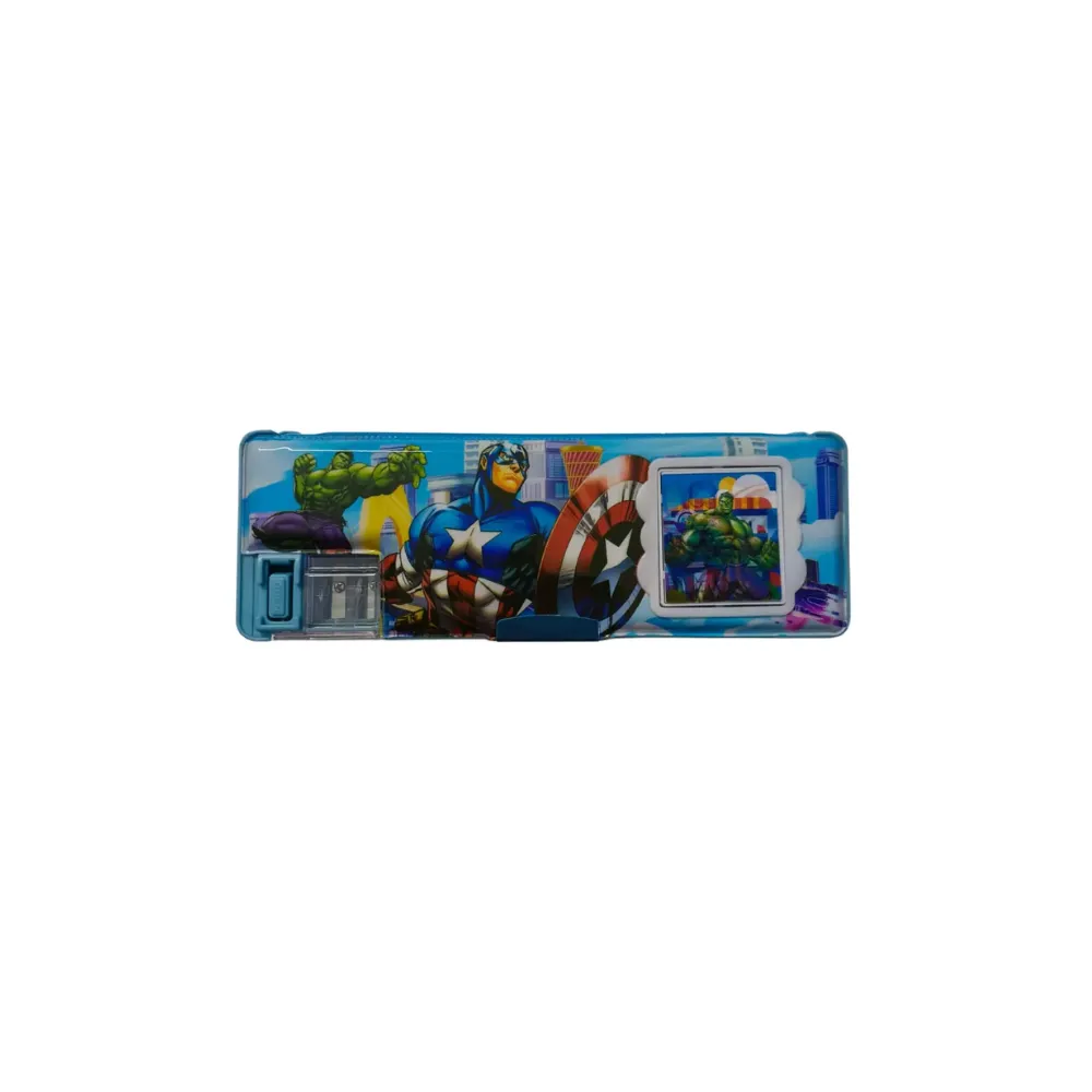 [GS801] Geometry Box for Students with Calculator & Dual Sharpener – Durable Plastic Case