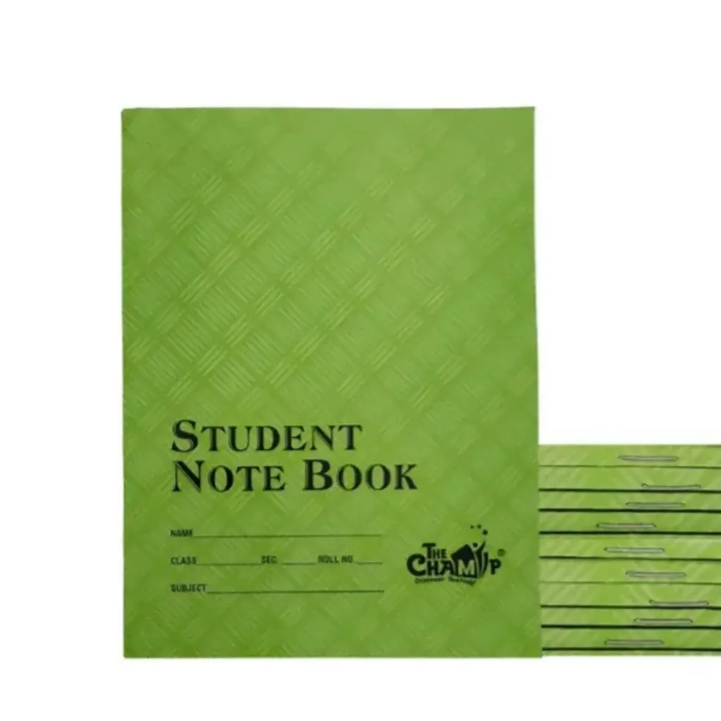 The Champ A5 Notebook – Pack of 6 – 120 Pages Each – Soft Cover – Ideal for Students & Daily Writing
