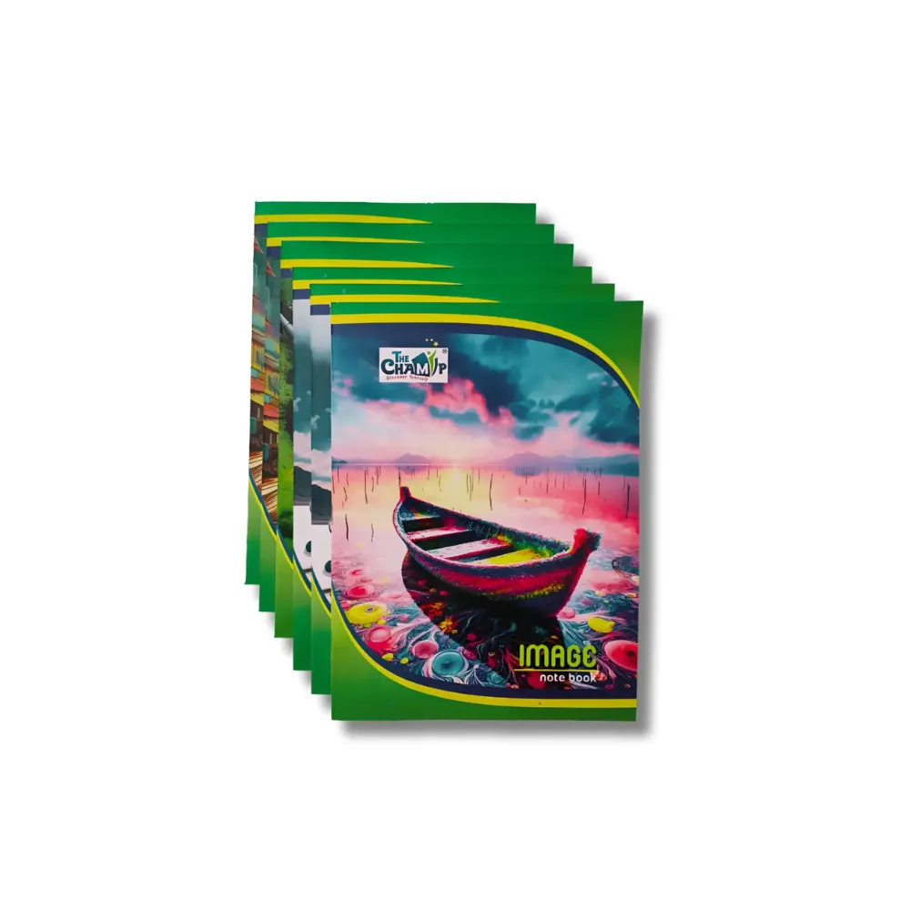 [SGS664] The Champ Notebook – Pack of 6 – 120 Ruled Pages Each – Soft Cover