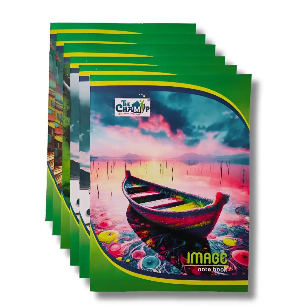 [SGS664] The Champ Single Line Notebooks – Pack of 6 | 120 Pages Each 