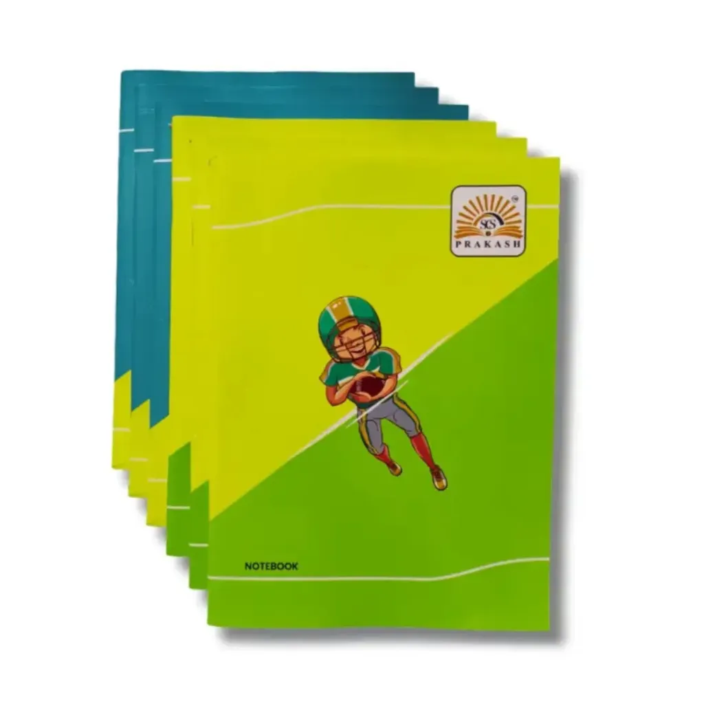 Prakash Notebooks Pack of 6 – 228 Pages Each – Soft Cover Premium Paper