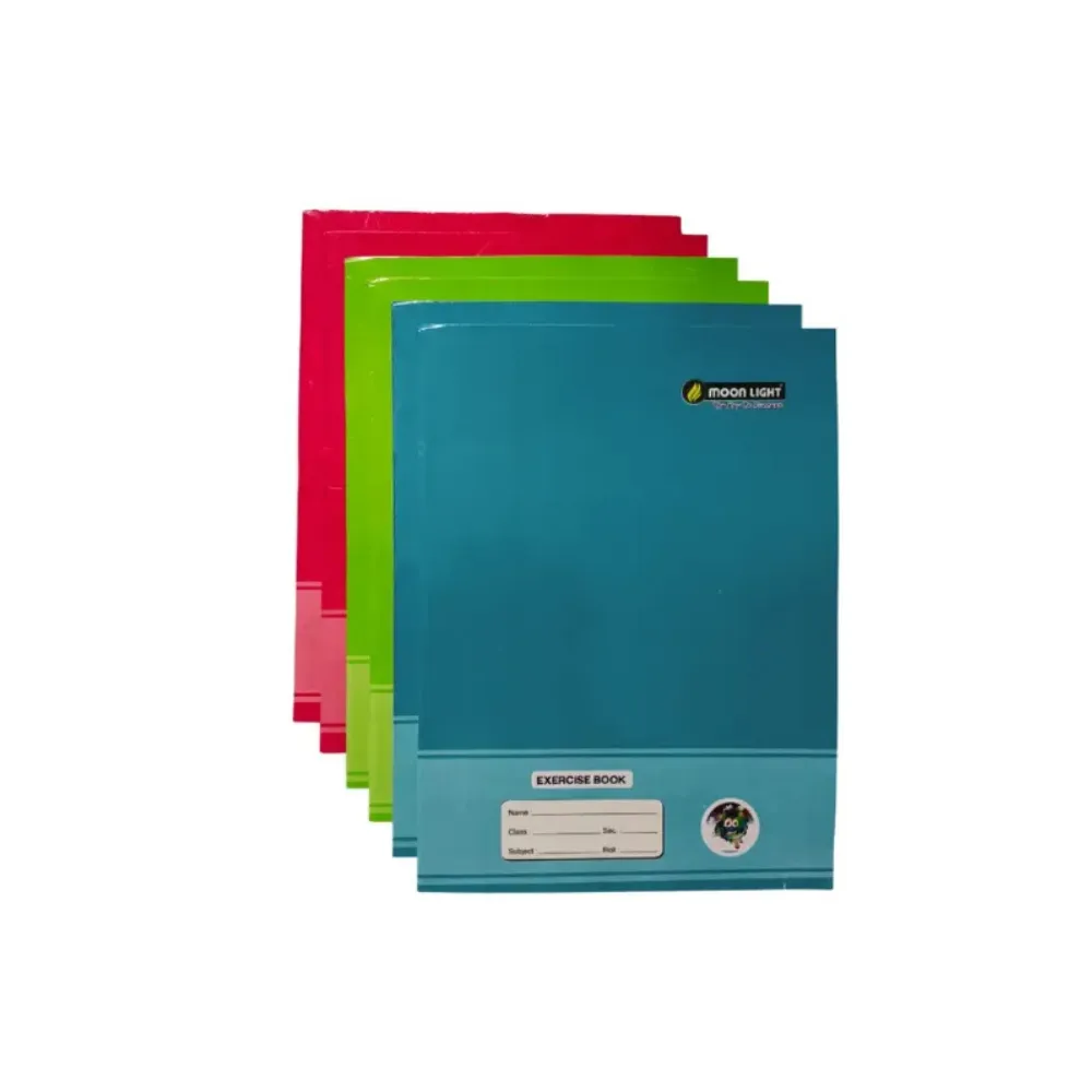 [GS813] MoonLight Notebooks Pack of 6 – 168 Pages Each – A5 Size Soft Cover Notebook