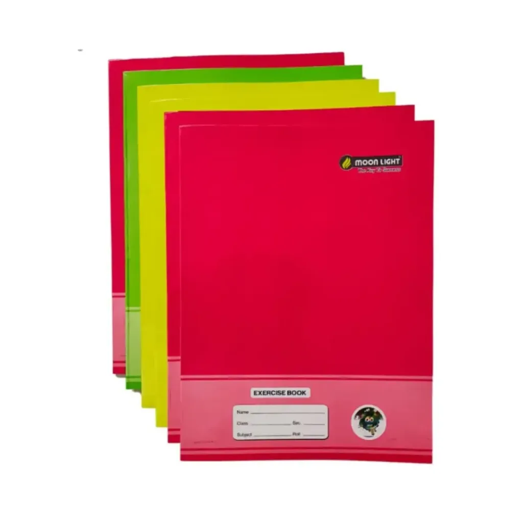 [GS814] MoonLight A5 Notebooks Pack of 6 – 200 Pages Each – Soft Cover Premium Paper