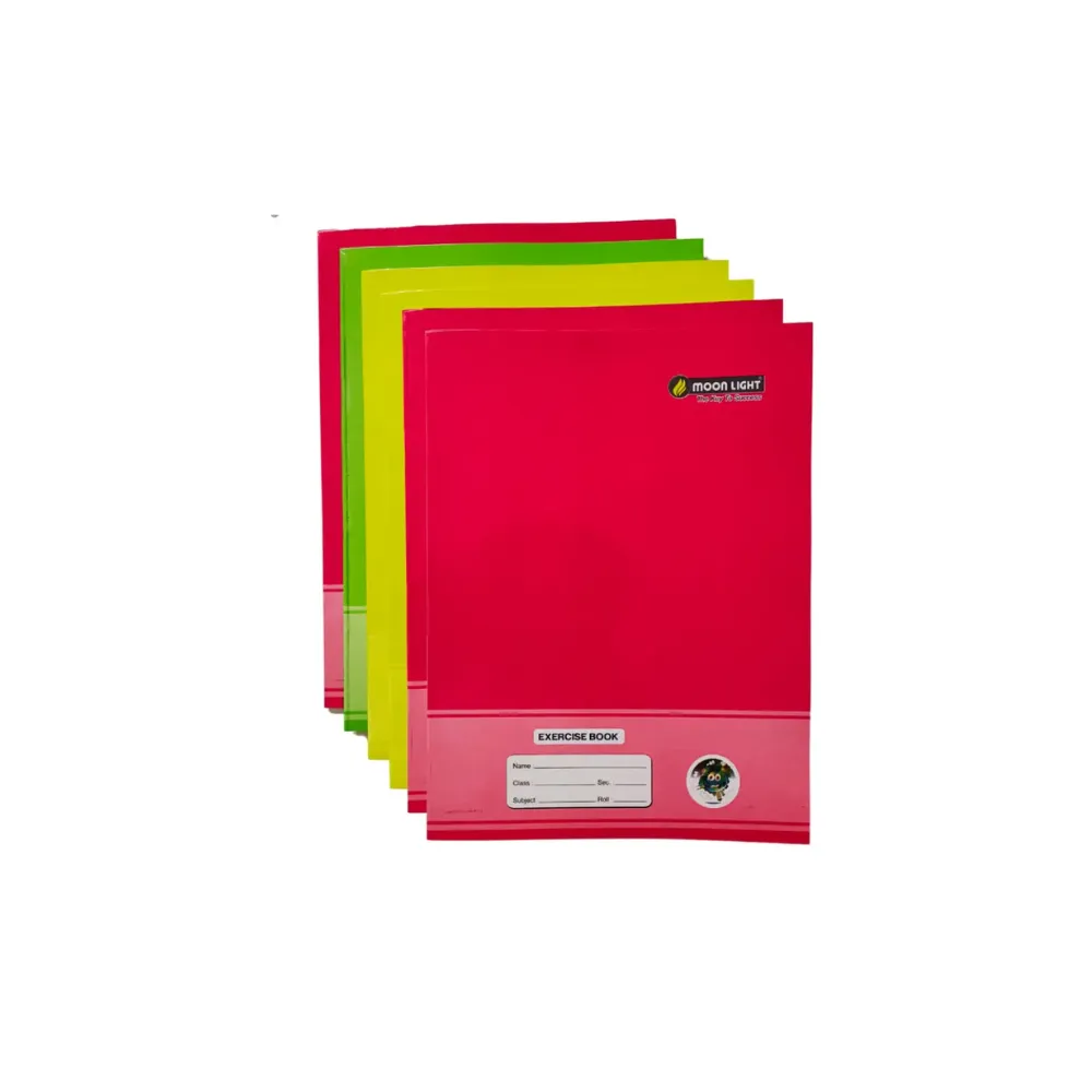 MoonLight A5 Notebooks Pack of 6 – 200 Pages Each – Soft Cover Premium Paper