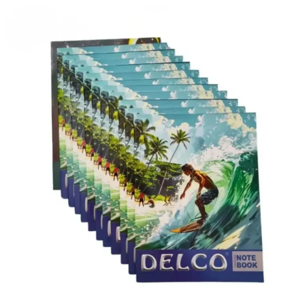 Delco A5 Notebooks Pack of 12 – 80 Pages Each  