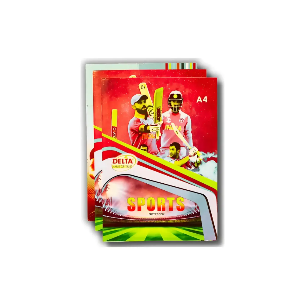 [GS822] A4 Notebook – Pack of 3 – 160 Ruled Pages Each – Soft Cover – Ideal for Students & Office