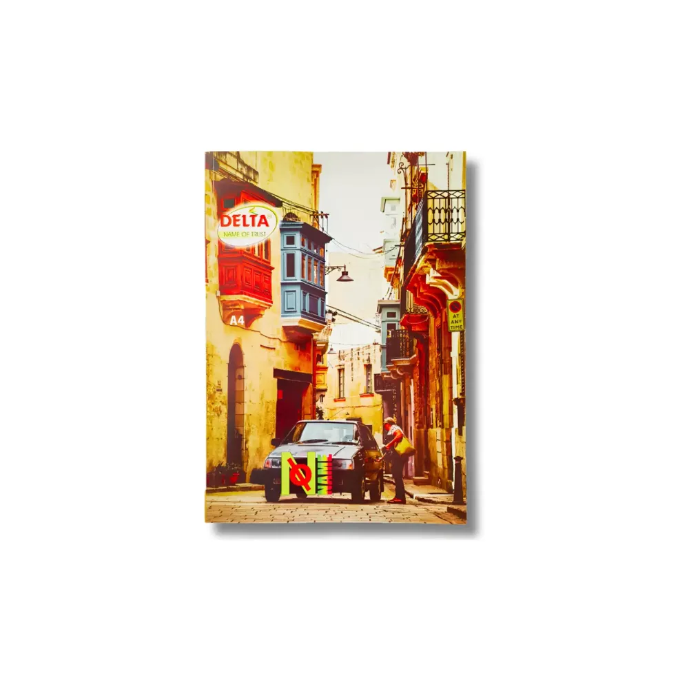 A4 Notebook 312 Ruled Pages Soft Cover Perfect Binding 