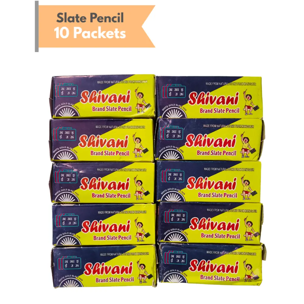 [GS831] Premium Natural Slate Pencils – Saleti – 10 Packets – 1400g 