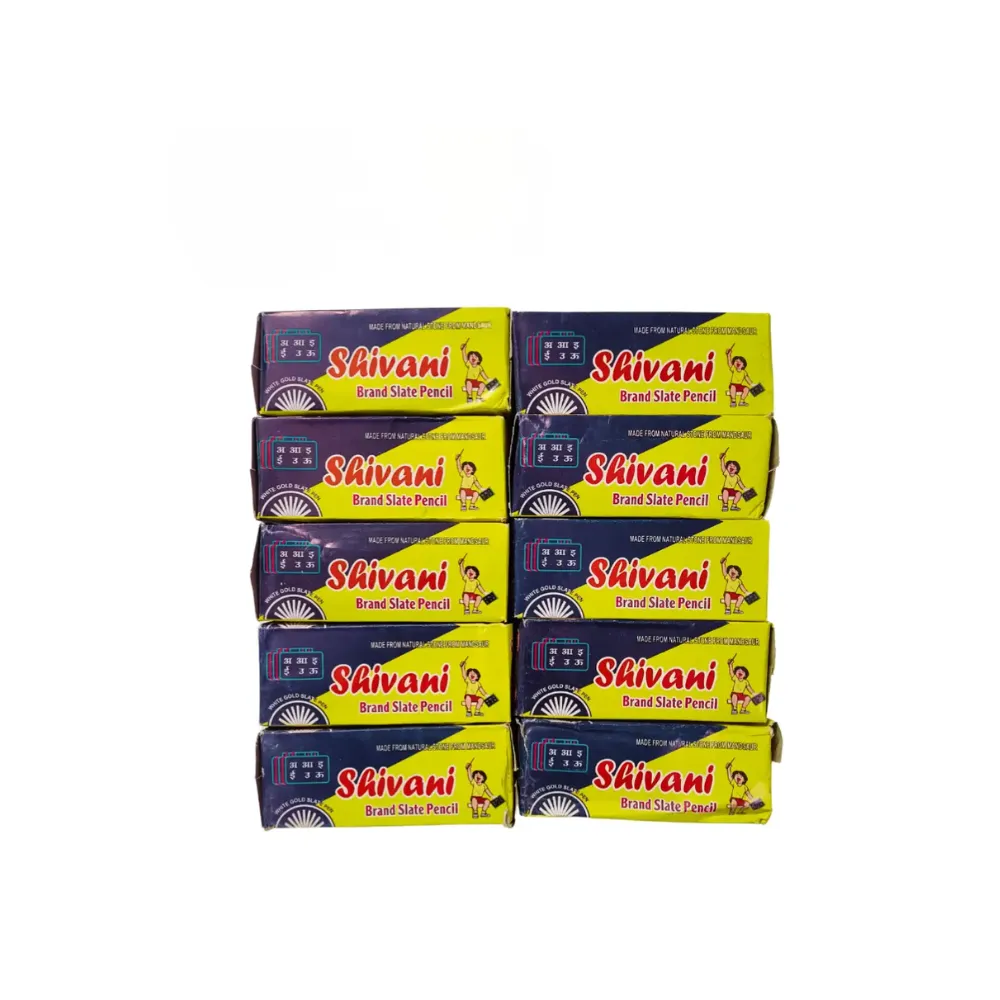 [GS831] Shivani Premium Natural Slate Pencils – Saleti Slate Pencil – 10 Packets – 1400 gm