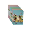 Champ A5 Single Line Notebook – Pack of 10 – 84 Ruled Pages Each – Soft Cover for Students