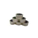 Premium BOPP Tape – 2″ x 35 M – Transparent – Pack of 6 Strong Adhesive Rolls