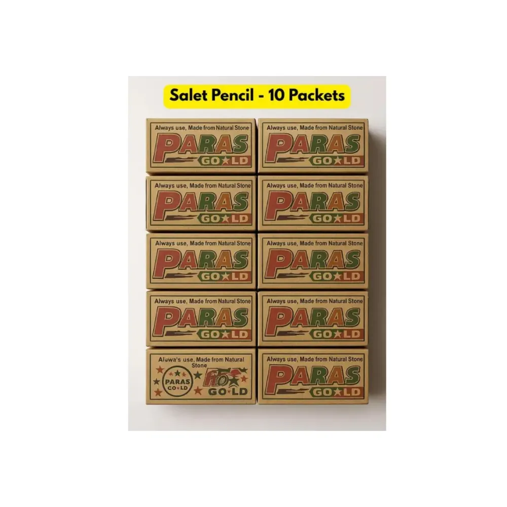 [GS844] Paras Premium Natural Slate Pencils – Saleti Slate Pencil Chalk – 10 Packets – 950 gm