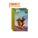 A4 Notebooks – Pack of 2 – 184 Ruled Pages – Soft Cover 