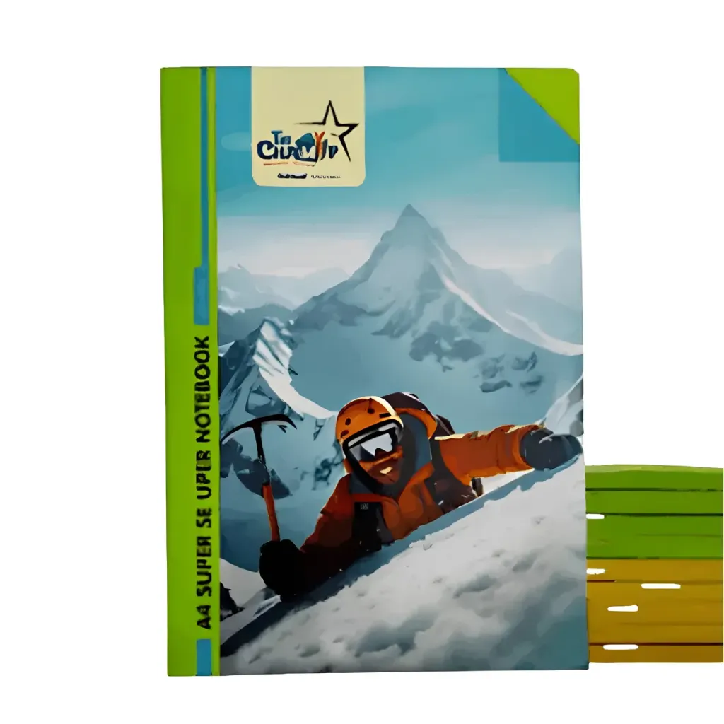 Champ A4 Notebook – Pack of 10 – 184 Ruled Pages Each – Soft Cover for Students & Office