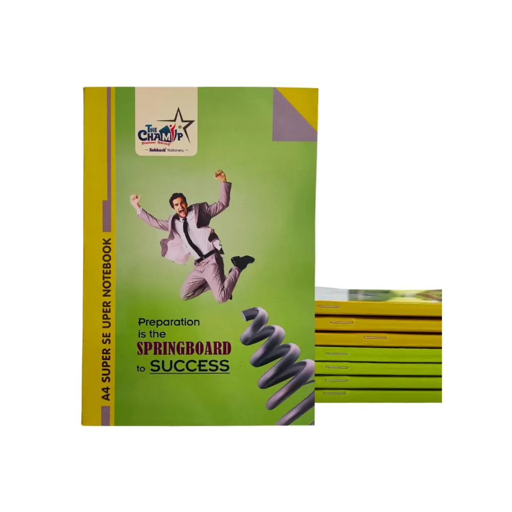 A4 Notebook – Pack of 8 – 220 Ruled Pages Each – Soft Cover – Ideal for Students & Office