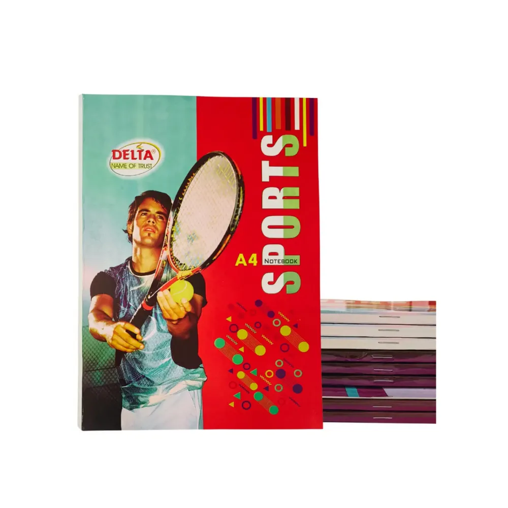 [GS822-2] Delta A4 Notebook Pack of 10 – 160 Ruled Pages Each – Soft Cover for Students & Office