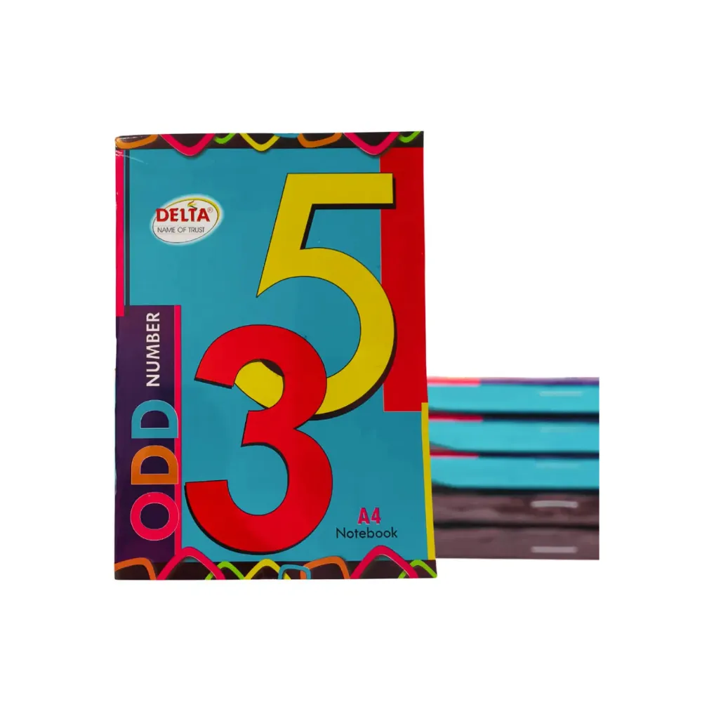 [GS841-2] Delta A4 Notebook Pack of 6 – 212 Ruled Pages Each – Soft Cover for Students & Office