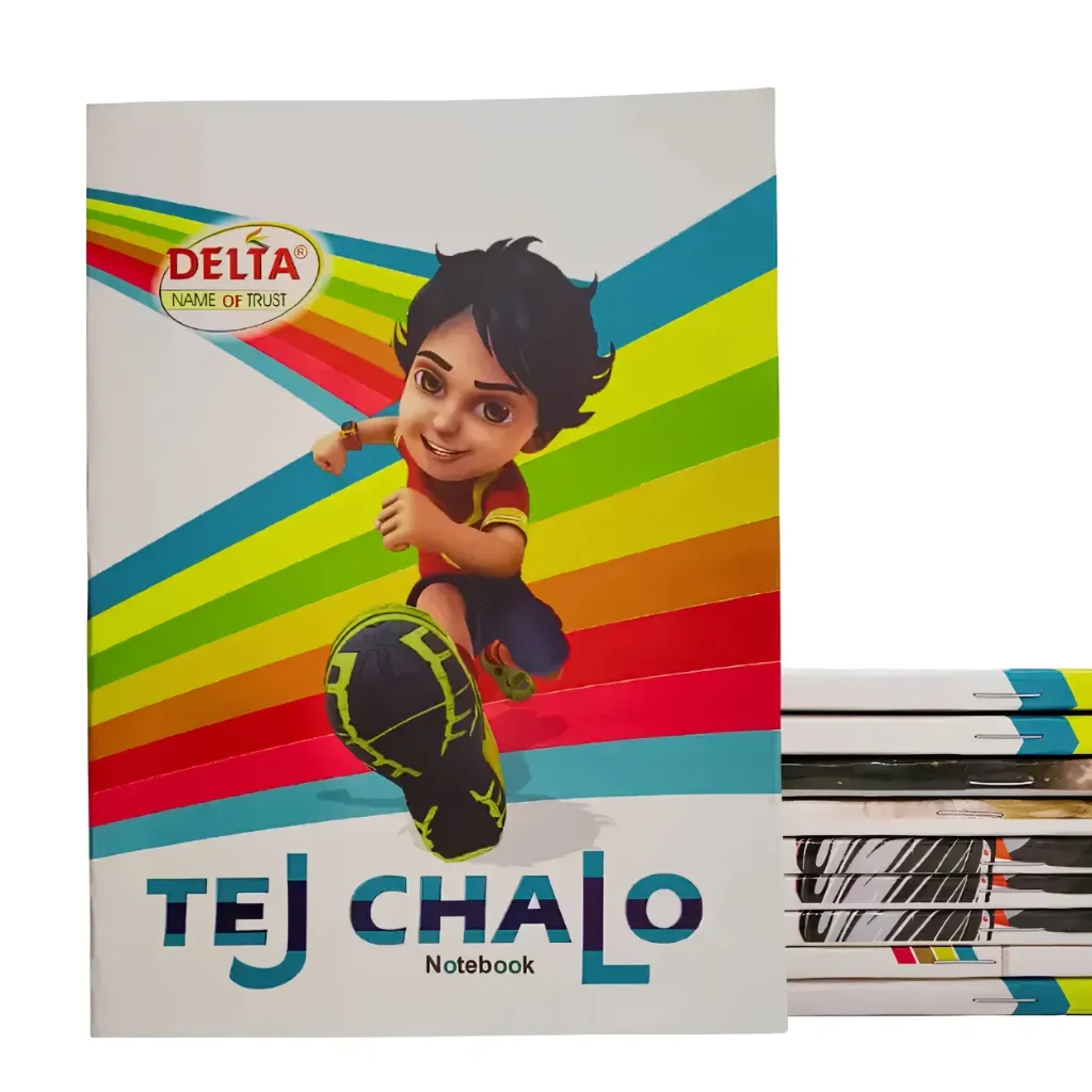 [GS845] Delta A5 Notebook Pack of 10 – 144 Ruled Pages Each – Soft Cover for Students